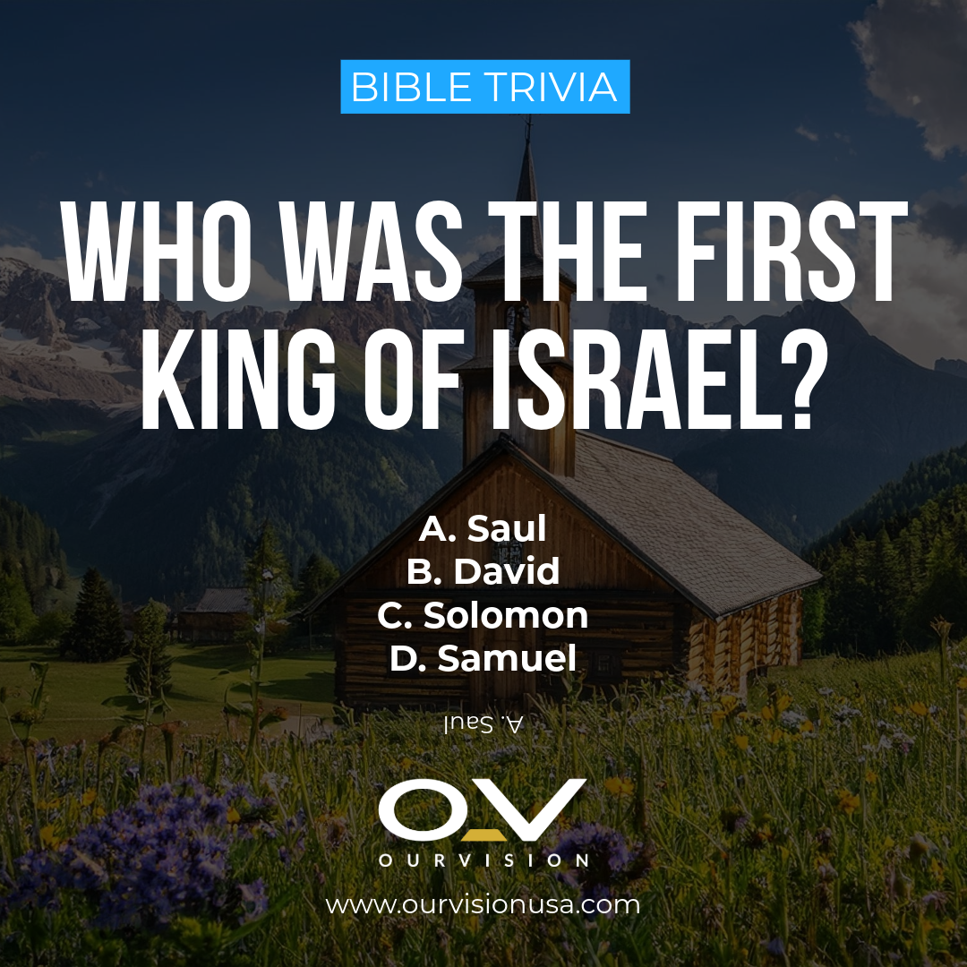 Free Bible Trivia Template: Who Was the First King of Israel? (Printable & Shareable)