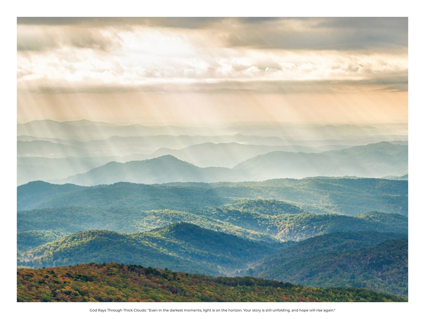 God Rays Through the Clouds