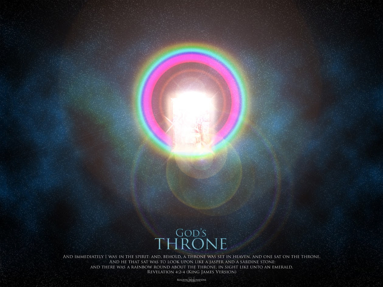 "God's Throne" Heavenly Revelation Art Print - Digital Download