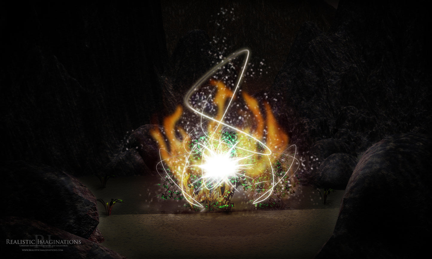 “Moses and the Burning Bush – Divine Encounter”