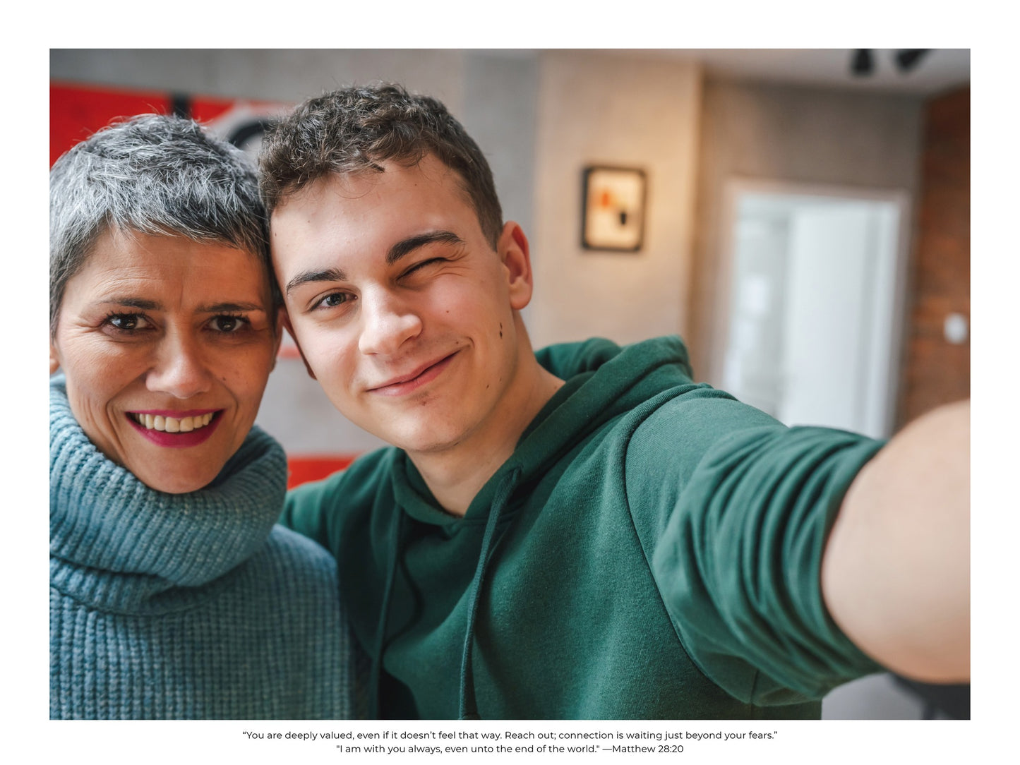 Wellness Media Poster – “You Are Loved” (Bilingual) | Digital Download