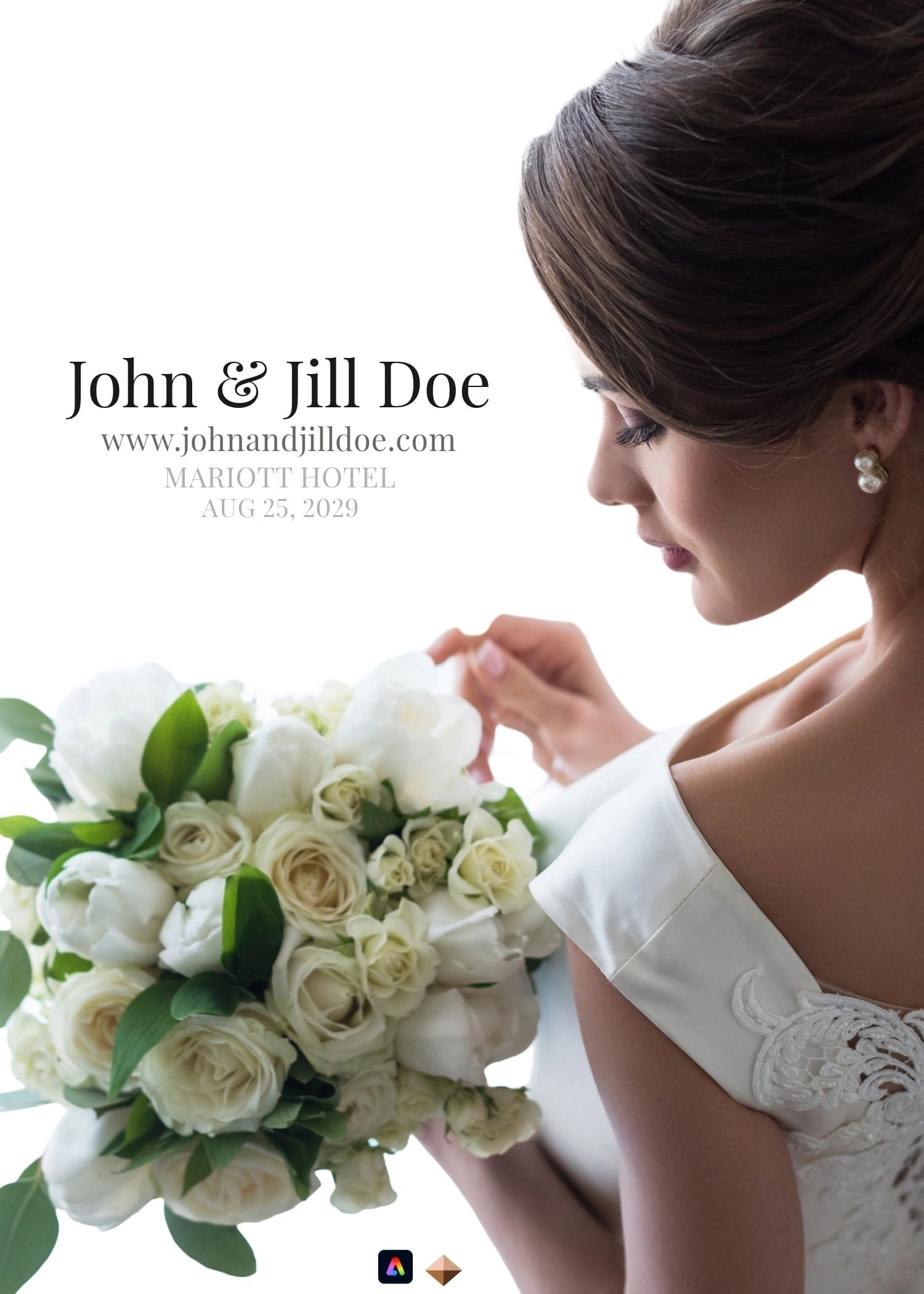 Custom Template for Weddings, Engagements, and Anniversaries