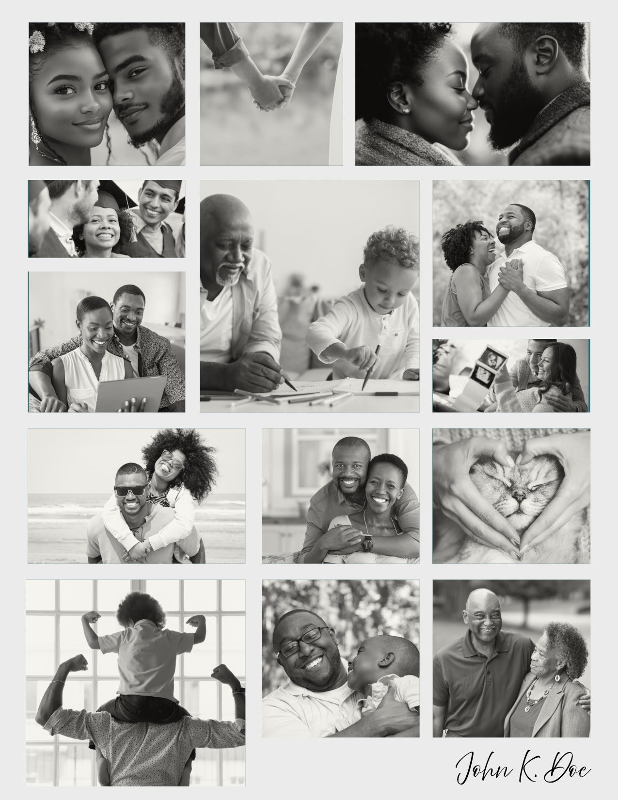 Elegant 4-Page Funeral Program Template – Editable, Printable, Shareable & Translatable (AA)