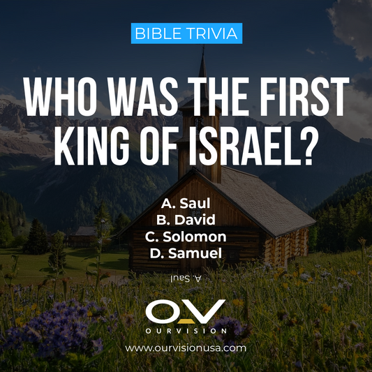 Free Bible Trivia Template: Who Was the First King of Israel? (Printable & Shareable)