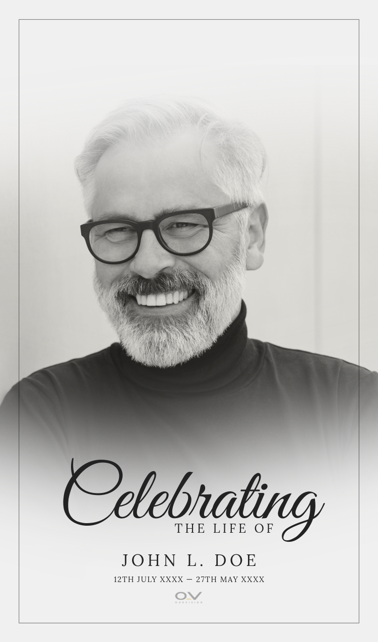 Premium 4-Page Funeral Brochure Bundle with Prayer Card & Digital Blessings Page – Adobe Express Editable