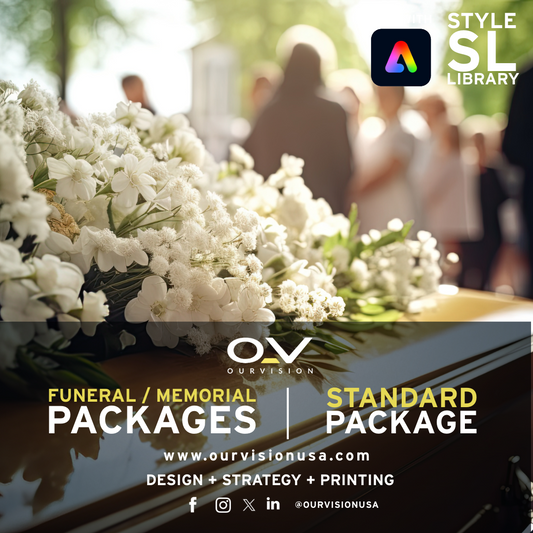 Standard Memorial Package – 150 Programs + 100 Prayer Cards