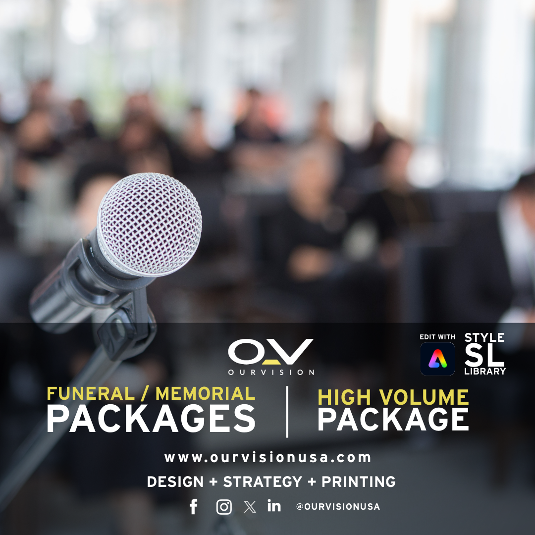 High-Volume Package – 1,000 Programs + Poster + Slideshow Template