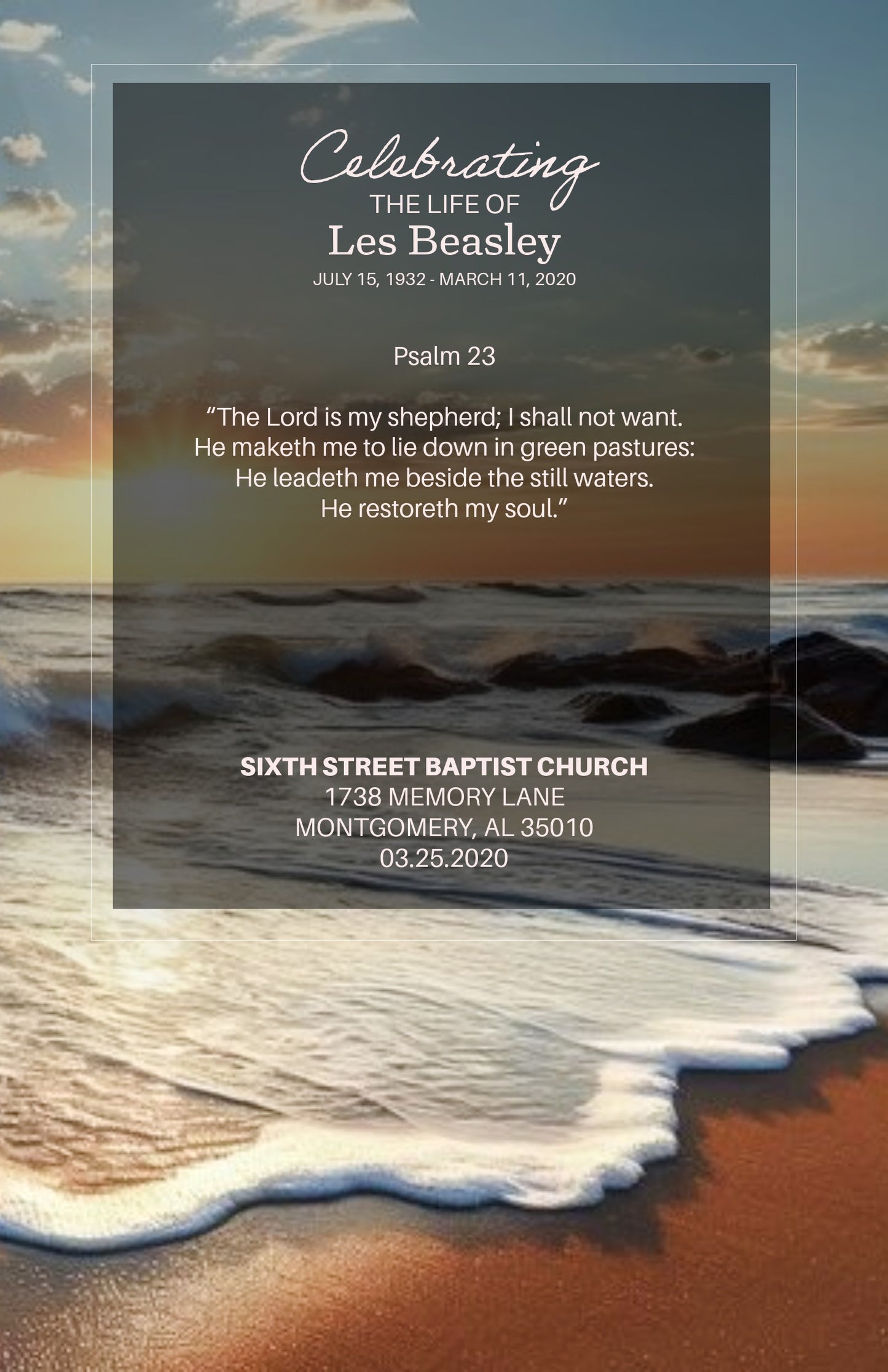 Memorial Essentials Template Bundle – Editable Funeral Program + Bookmark + Prayer Card | Adobe Express