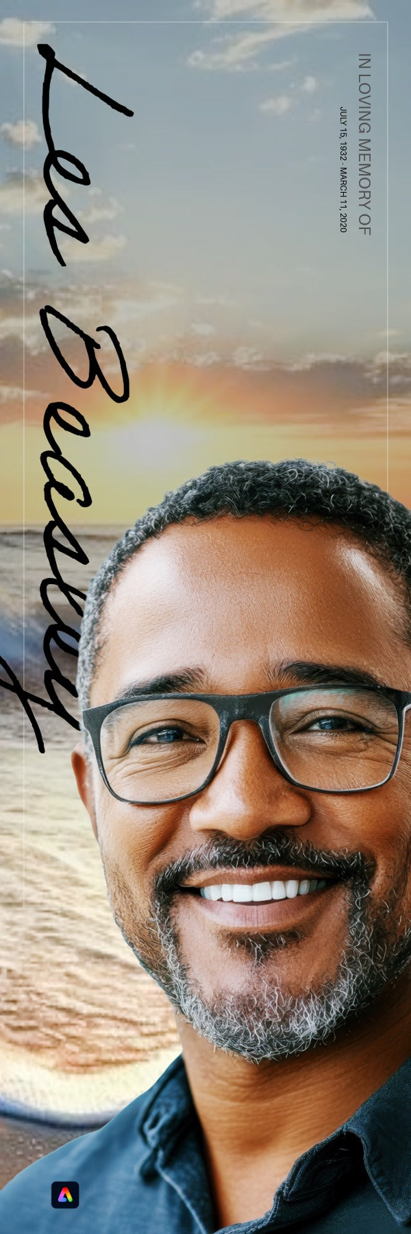 Memorial Essentials Template Bundle – Editable Funeral Program + Bookmark + Prayer Card | Adobe Express