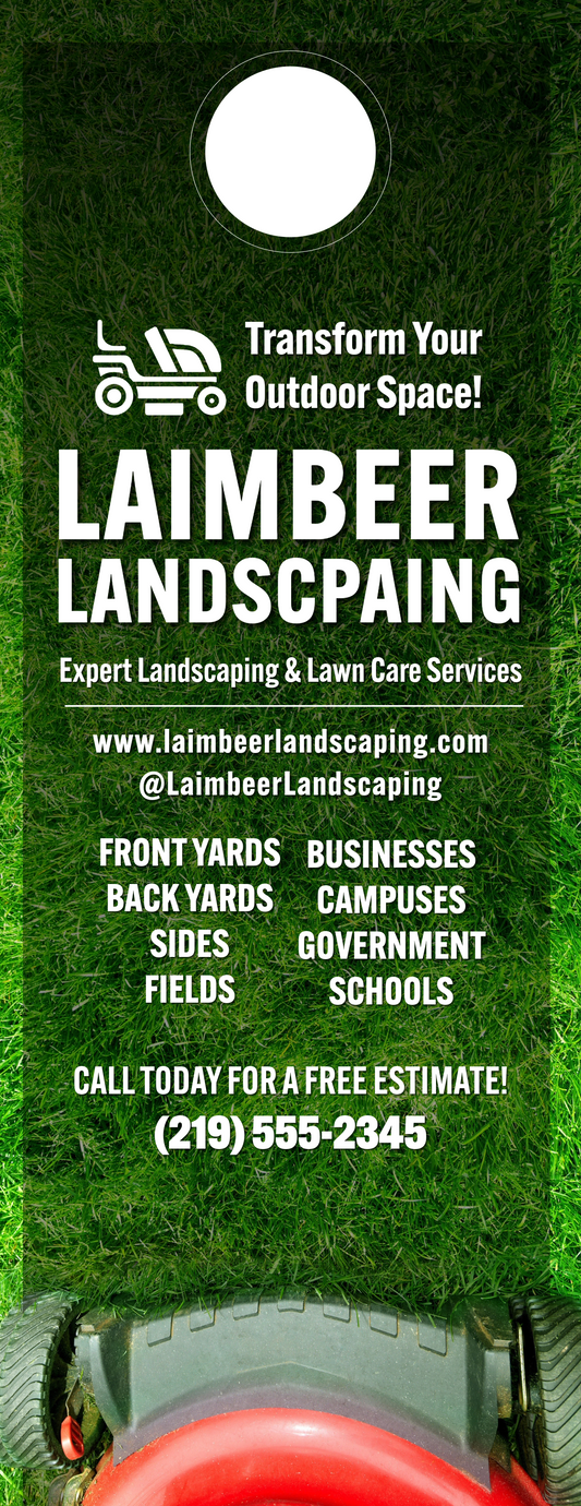 Editable Door Hanger Template for Local Businesses