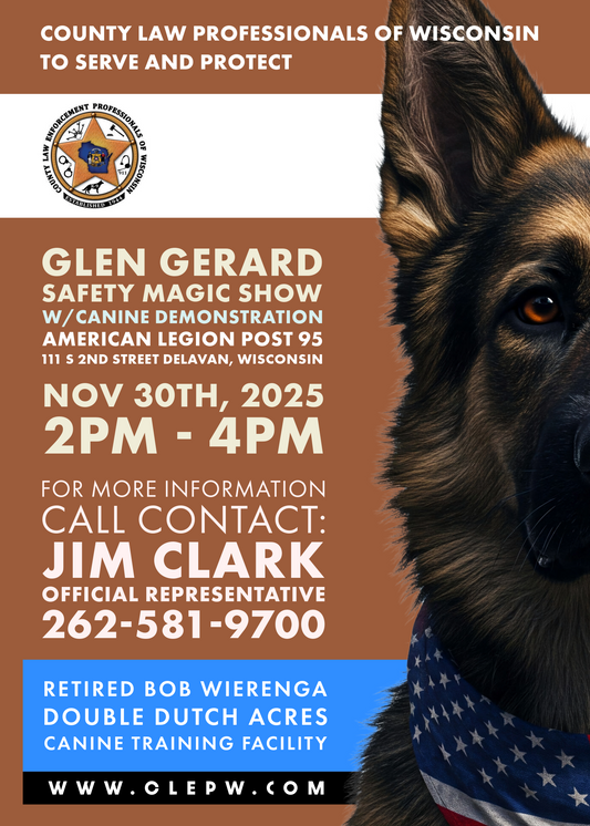 Witness Illusion Excellence: CLEPW Safety Magic Show & Canine Demonstration (Nov 30, 2025)