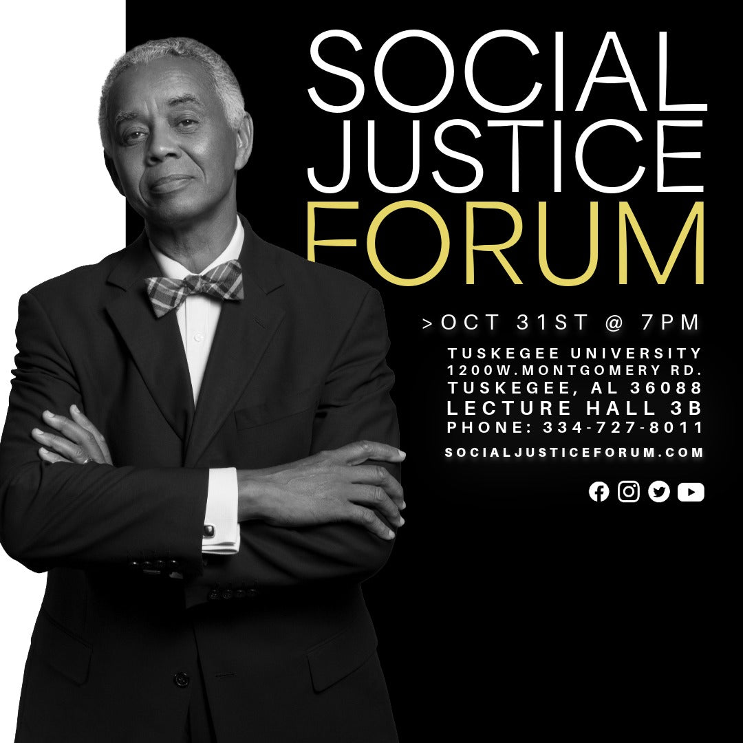 Social Justice Forum Event Branding Kit | Editable Adobe Express Template | Flyer + 3 Social Posts + LinkedIn & Facebook Covers