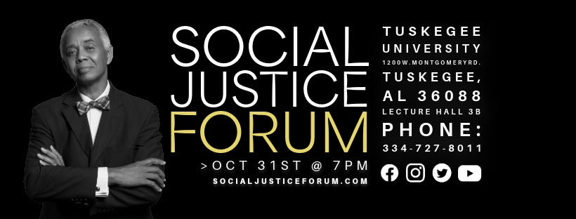 Social Justice Forum Event Branding Kit | Editable Adobe Express Template | Flyer + 3 Social Posts + LinkedIn & Facebook Covers