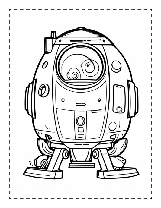 Space: Coloring Book