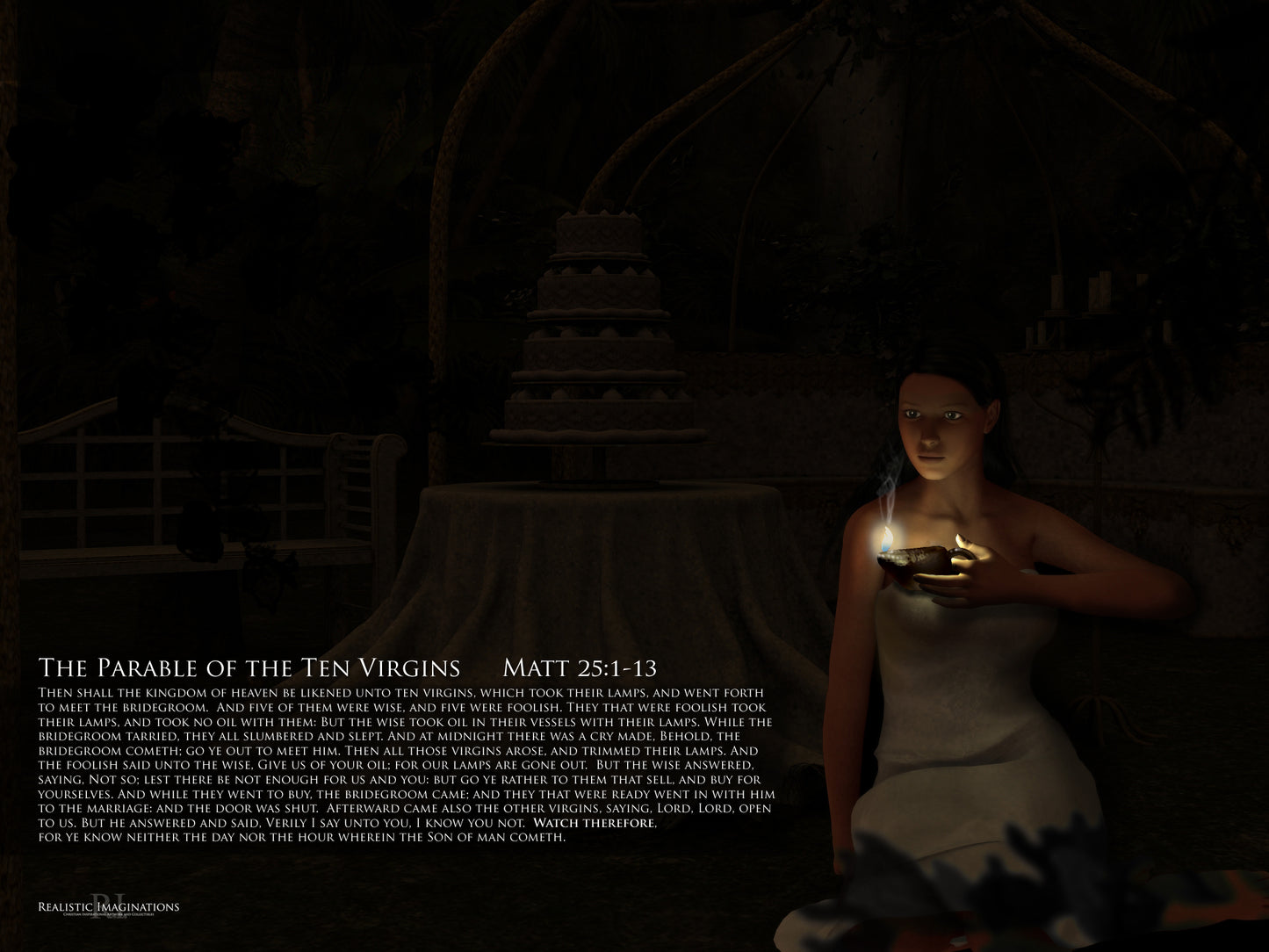 The Parable of the Ten Virgins - Free Christian Art Download