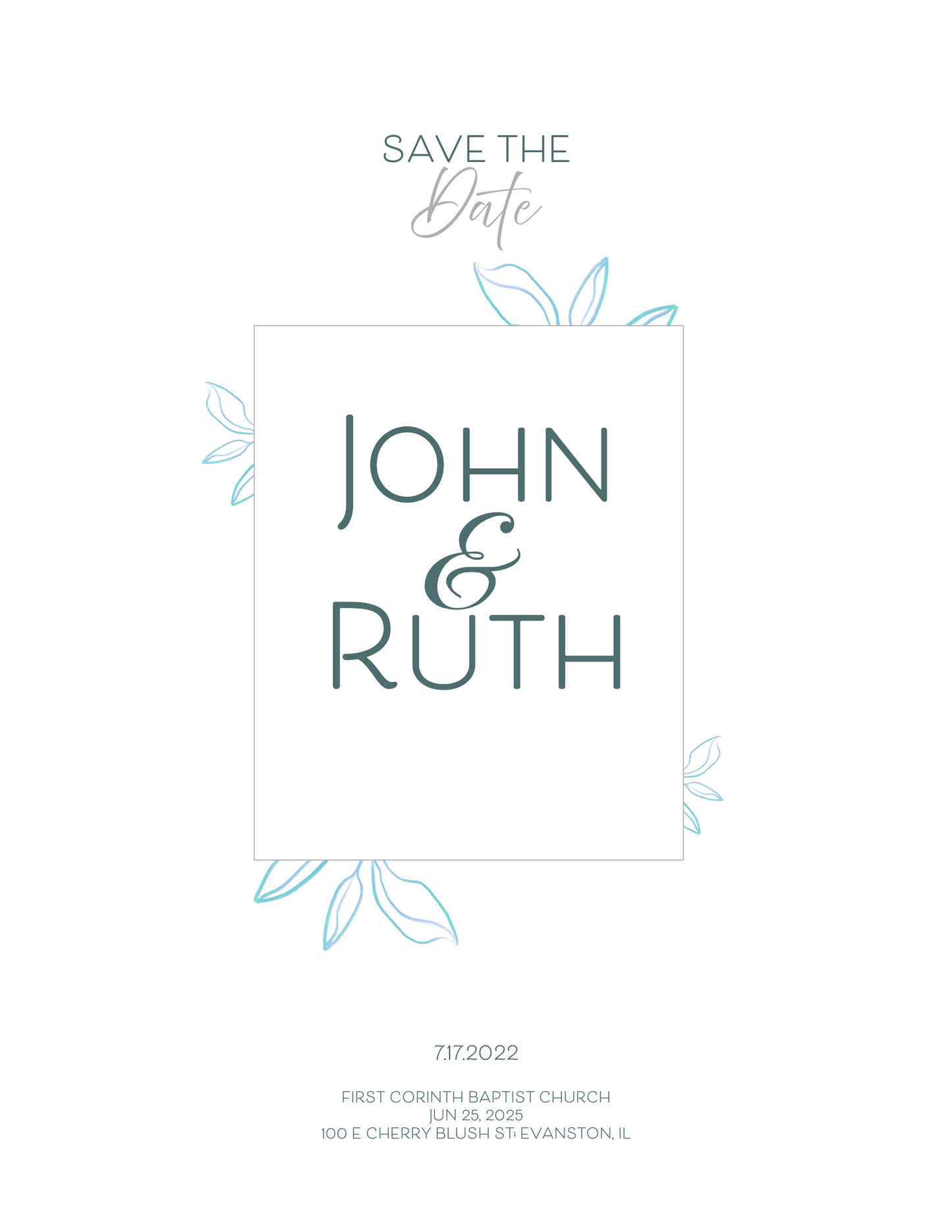 Customizable Save-the-Date + Wedding Weekend Letter Template (Editable PDF & Google Doc)