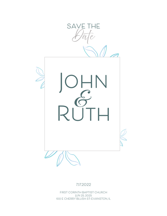 Customizable Save-the-Date + Wedding Weekend Letter Template (Editable PDF & Google Doc)