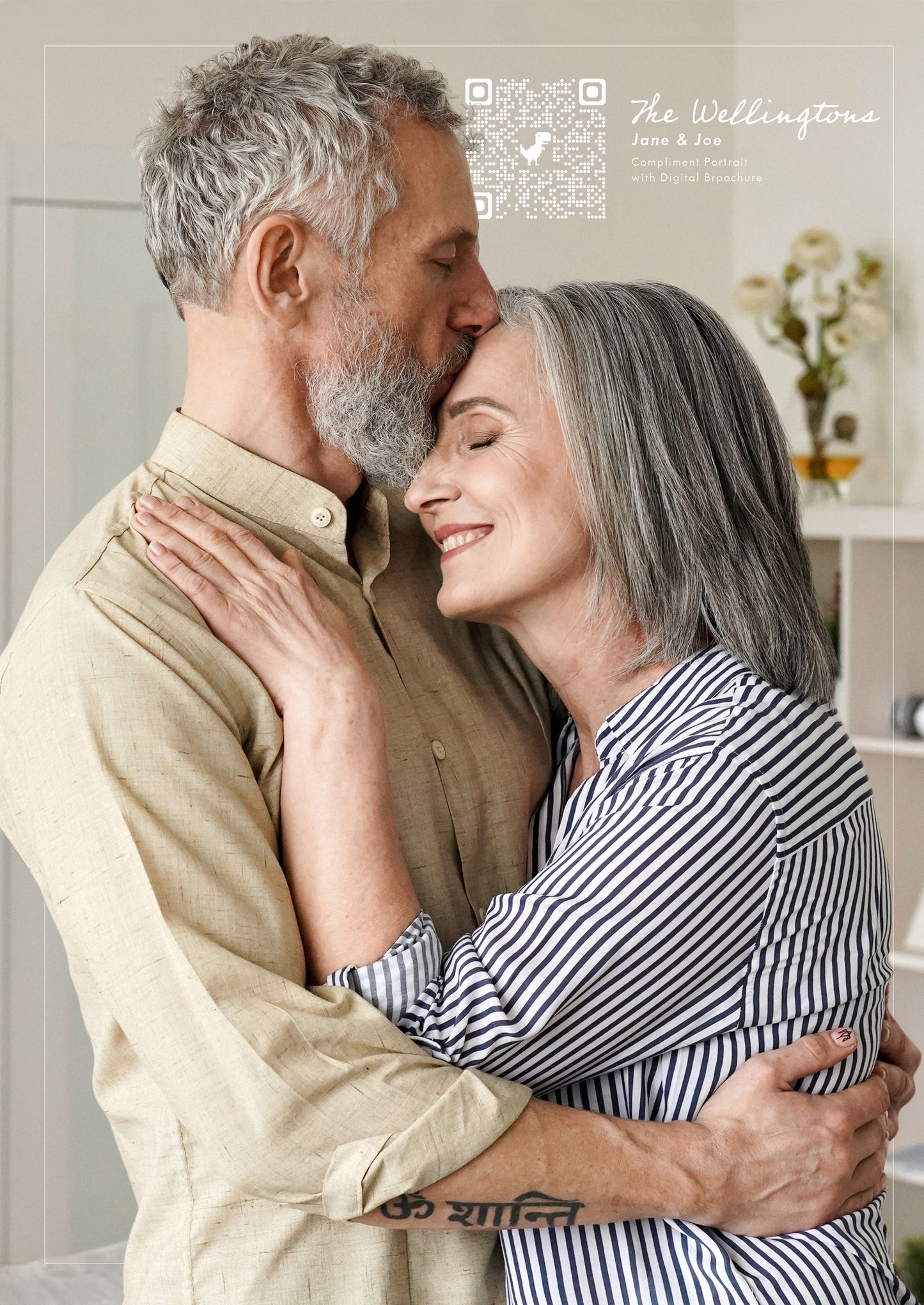 Portrait Template with Digital Wedding Brochure