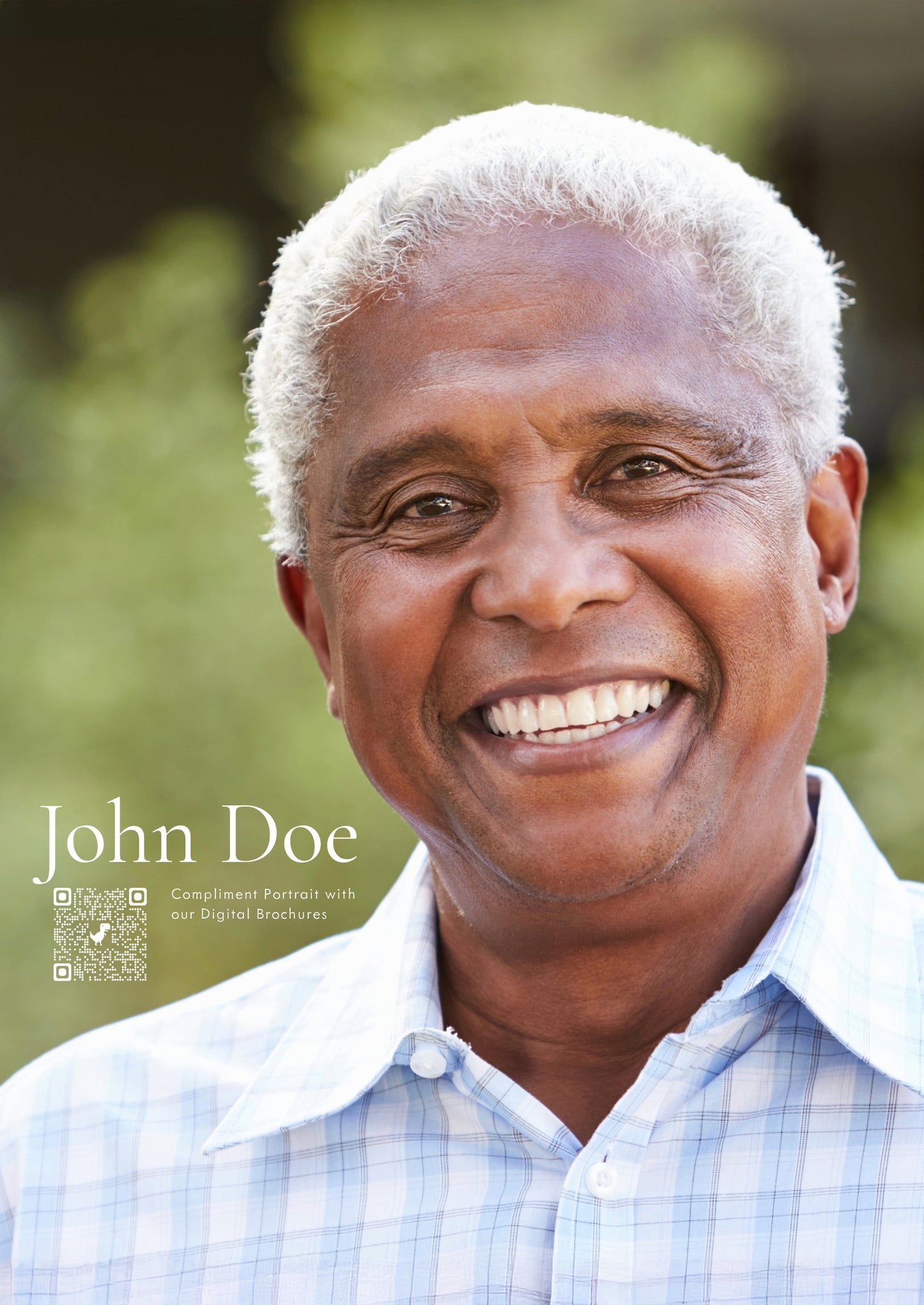 Portrait Template with Digital Wedding Brochure