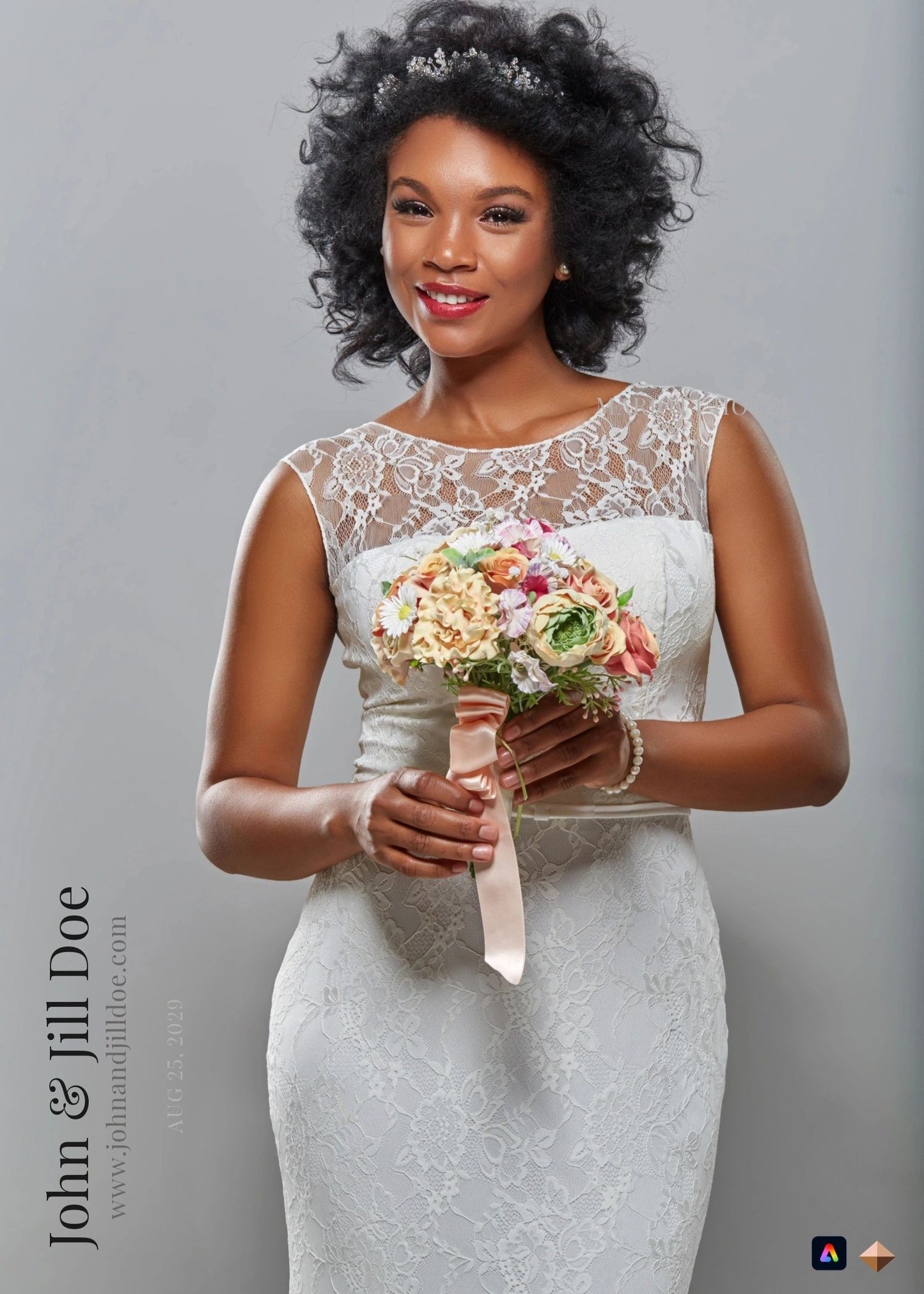 Custom Template for Weddings, Engagements, and Anniversaries