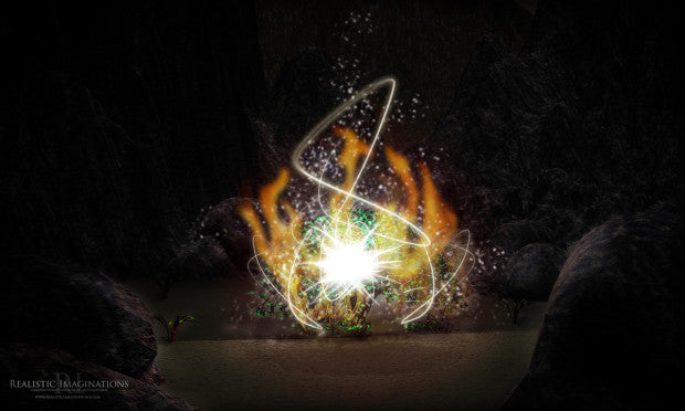 “Moses and the Burning Bush – Divine Encounter”