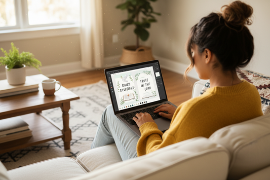 Bible Study Journal Folder | Complete Digital Resource Library for Faith, Prayer & Study