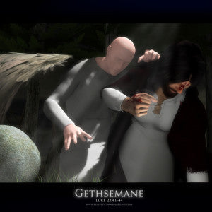“Getsemaní” – Serie La Pasión de Cristo | Lámina artística inspirada en la fe (1 de 3)