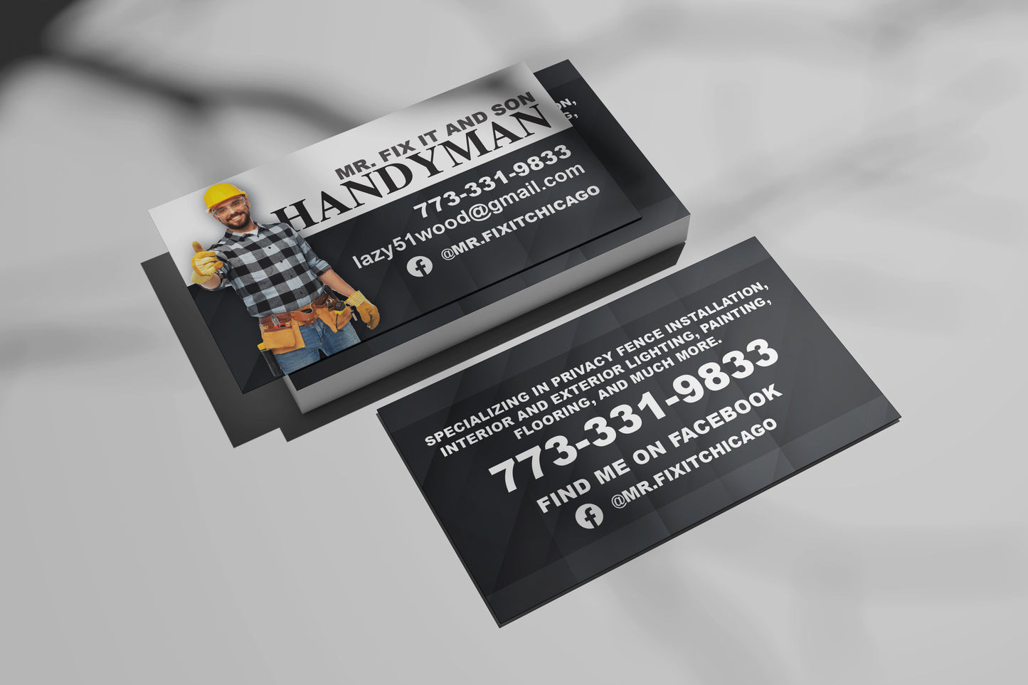 1000 tarjetas de presentación (solo impresión)