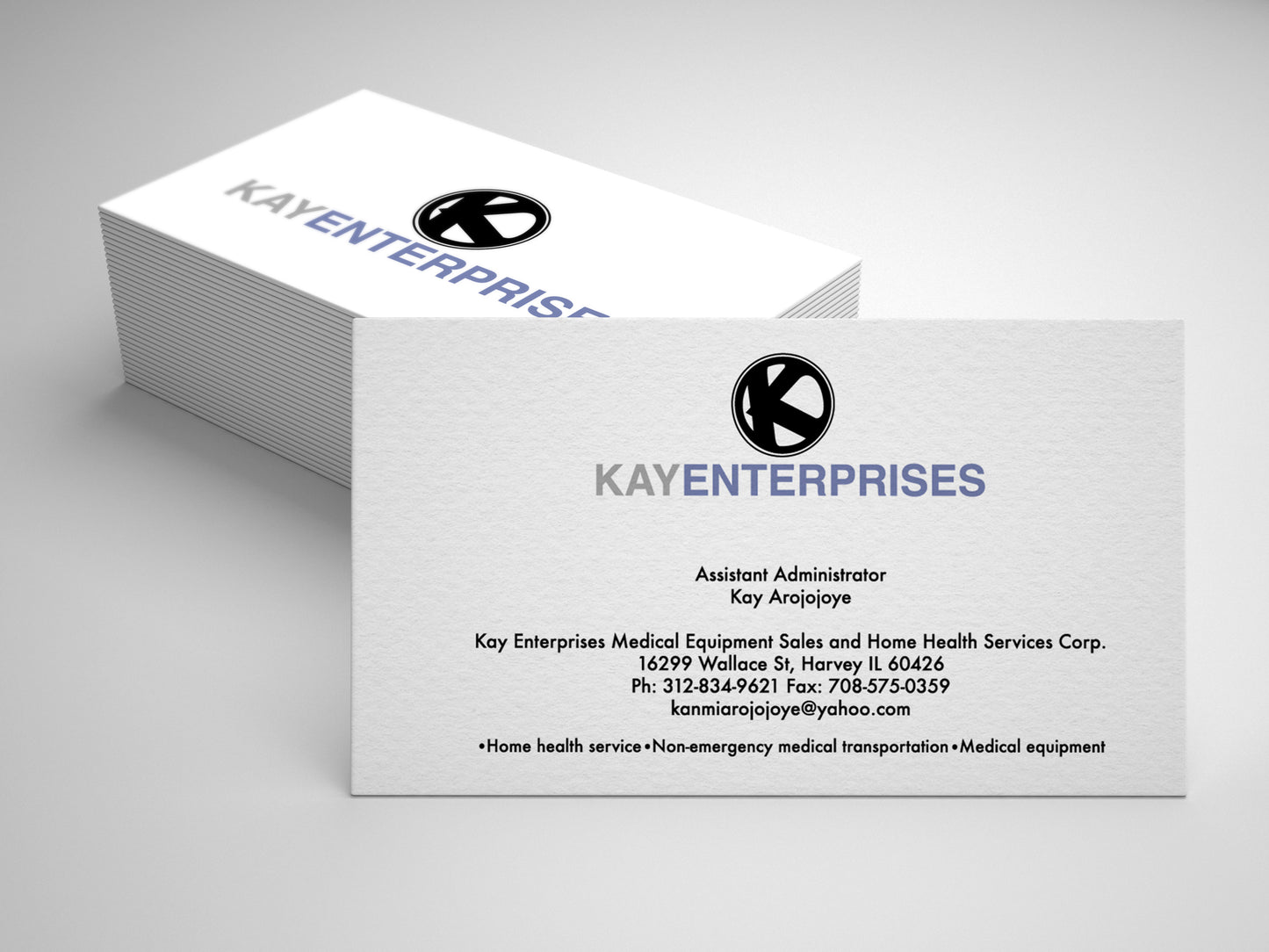 1000 tarjetas de presentación (solo impresión)