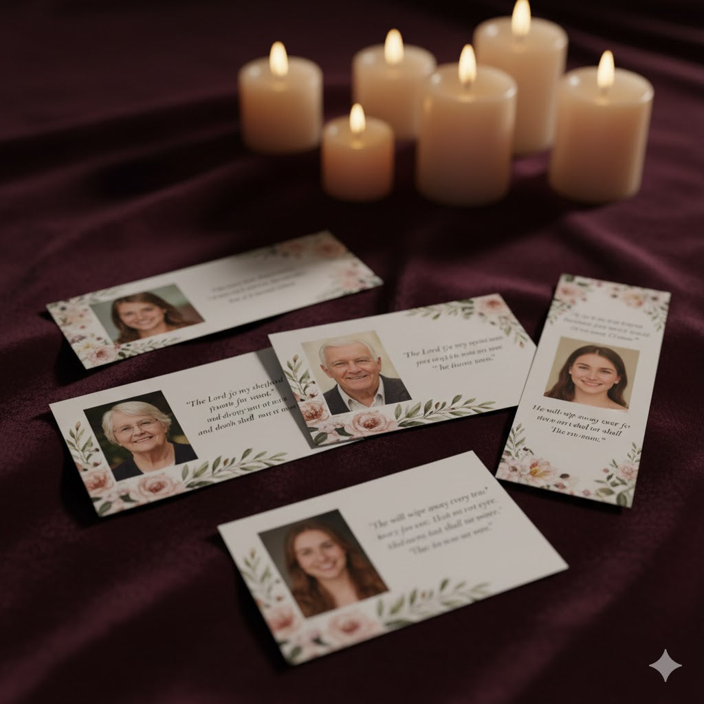 Standard Memorial Package – 150 Programs + 100 Prayer Cards