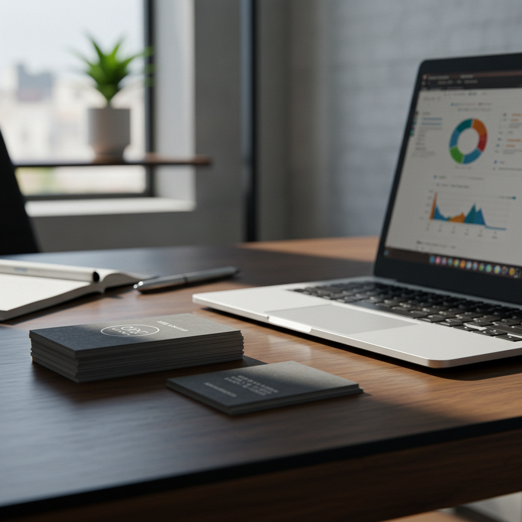 1000 tarjetas de presentación (solo impresión)