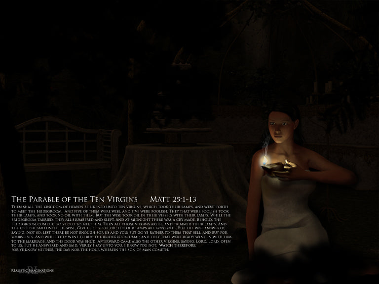 The Parable of the Ten Virgins - Free Christian Art Download