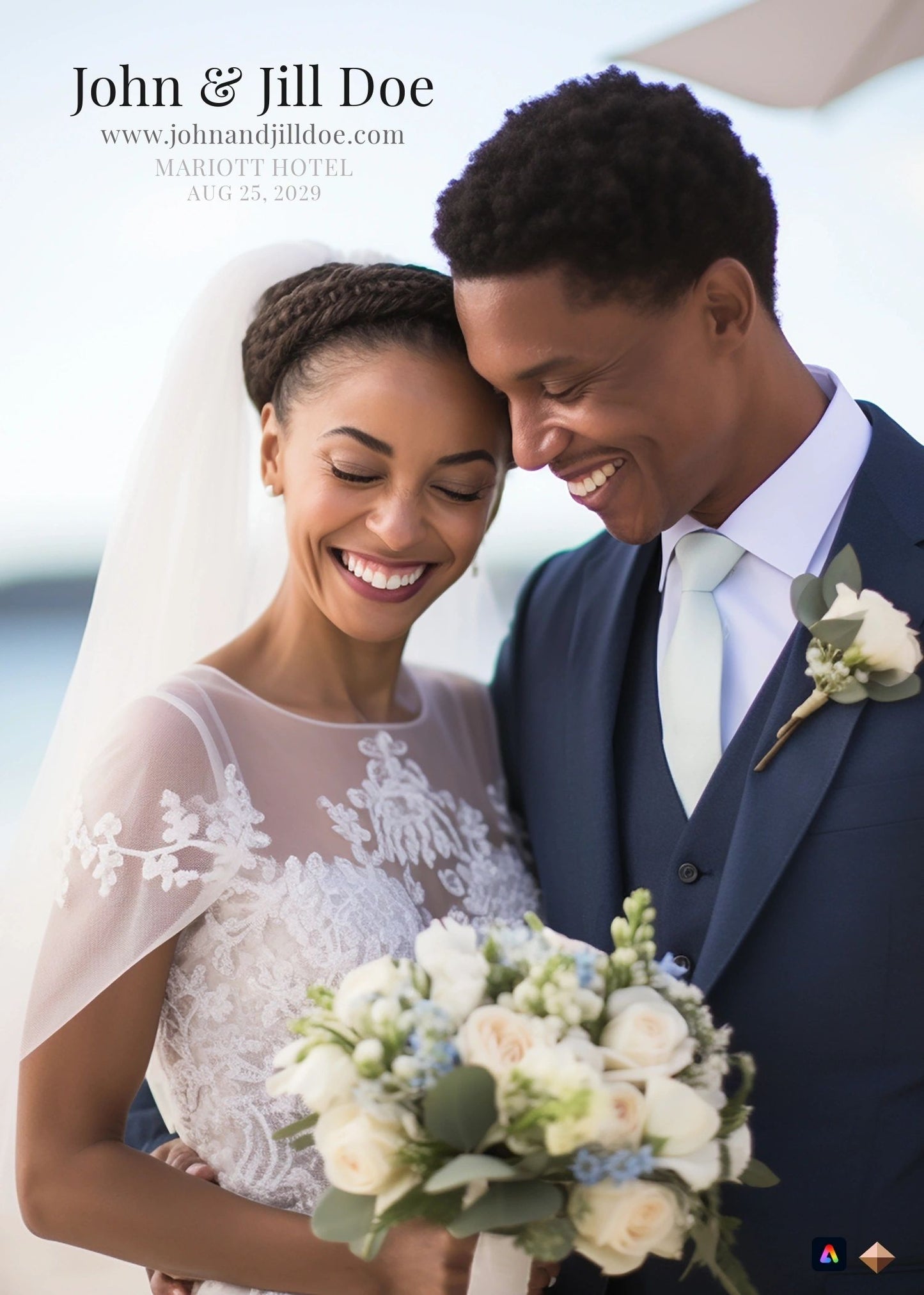 Custom Template for Weddings, Engagements, and Anniversaries